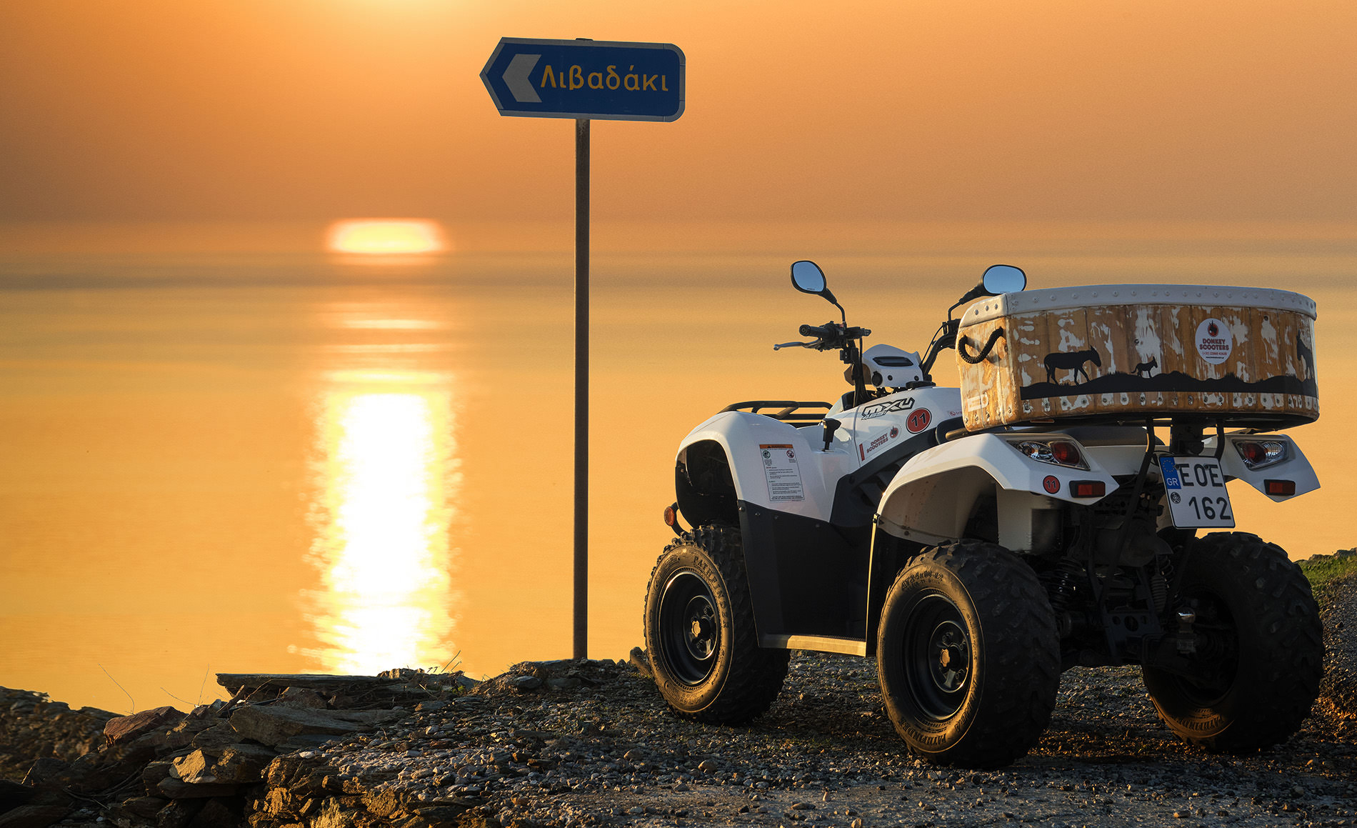 Rent Scooters & ATVs at Folegandros island Donkey Scooters